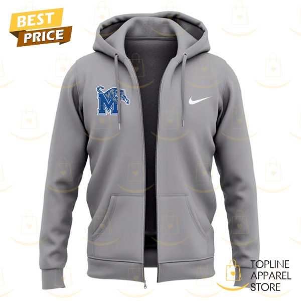 2025 Memphis Tigers Mens Basketball Zip Hoodie