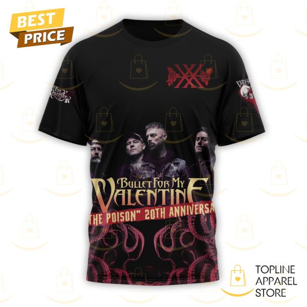 Bullet For My Valentine – The Poison 20th Anniversary 3D T-Shirt