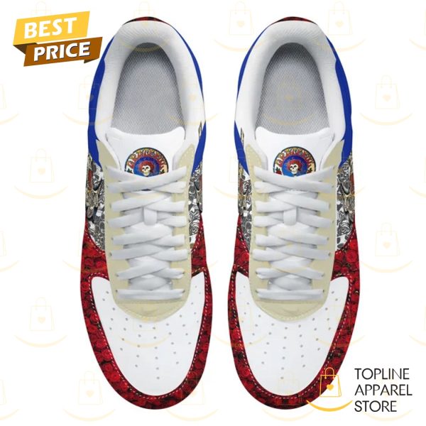 Grateful Dead Roses Air Force Shoes