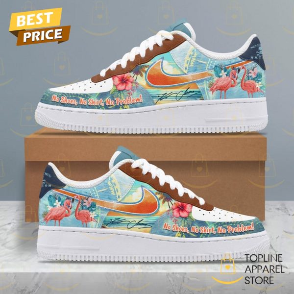 Kenny Chesney No Shoes No Shirt No Problems Signature Air Force 1