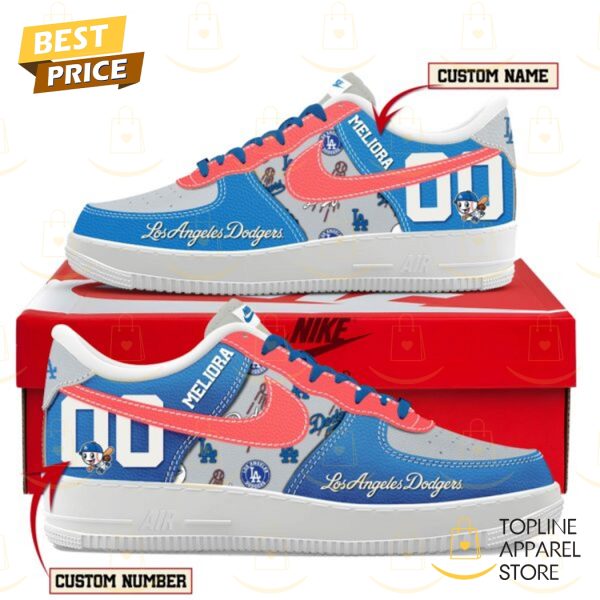 Personalized Los Angeles Dodgers 2025 Air Force 1 Sneaker