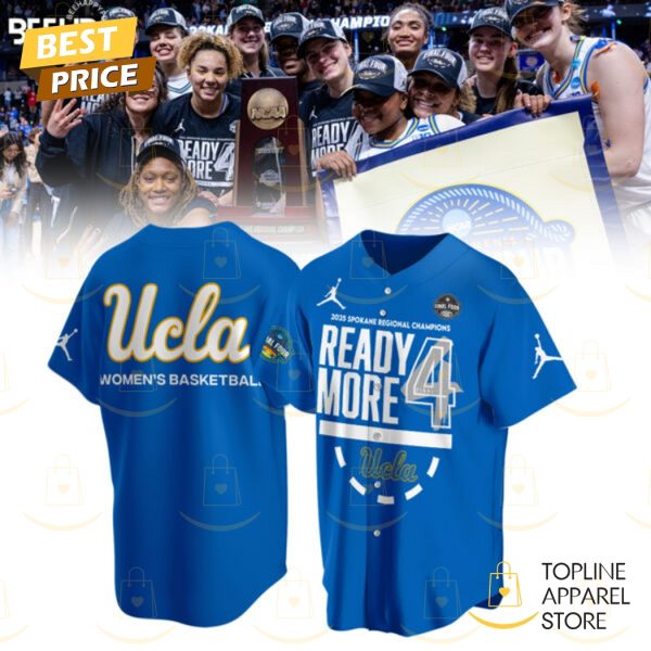 UCLA Bruins 2025 NCAA Womens Basketball Final Four Regional Champions Baseball Jersey