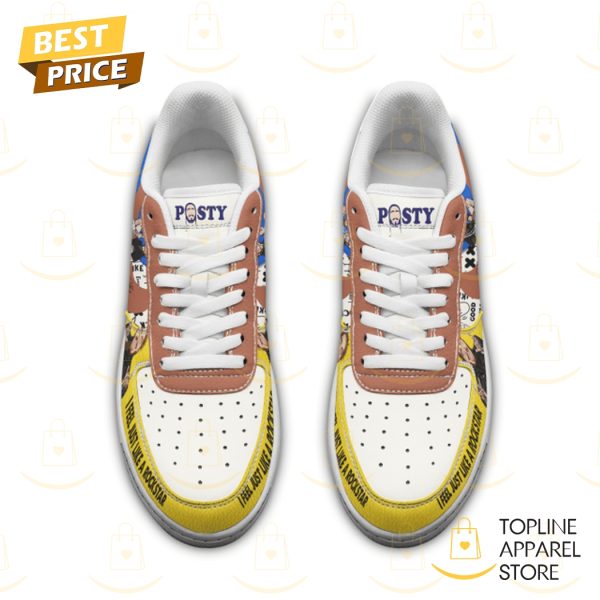Post Malone I Feel Just Like A Rockstar Air Force Shoes