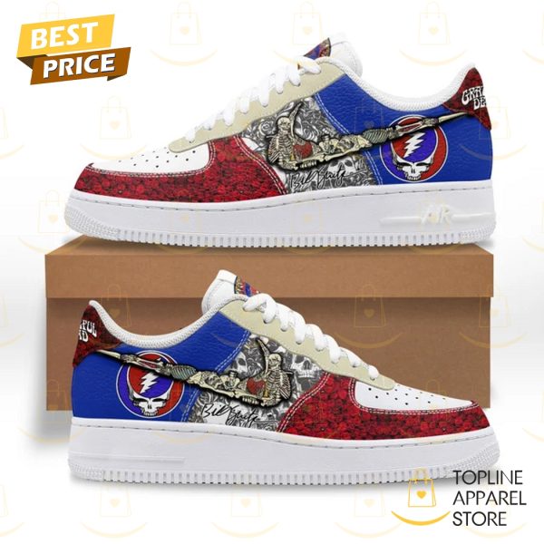 Grateful Dead Roses Air Force Shoes