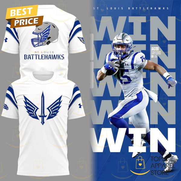 St Louis Battlehawks Win Win Win 3D T-Shirt