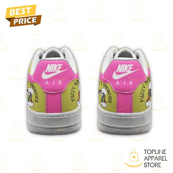 Fuzzy Rainbows BMFS Billy Strings Air Force Shoes