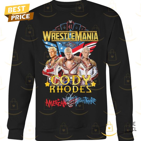Wrestlemania Cody Rhodes American Nightmare Unisex T-Shirt
