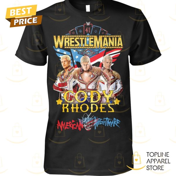 Wrestlemania Cody Rhodes American Nightmare Unisex T-Shirt