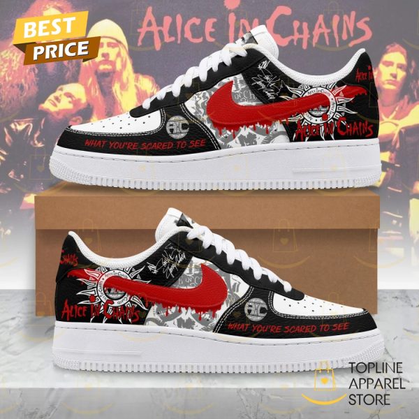 Alice In Chains What You Are Scared To See Air Force Shoes