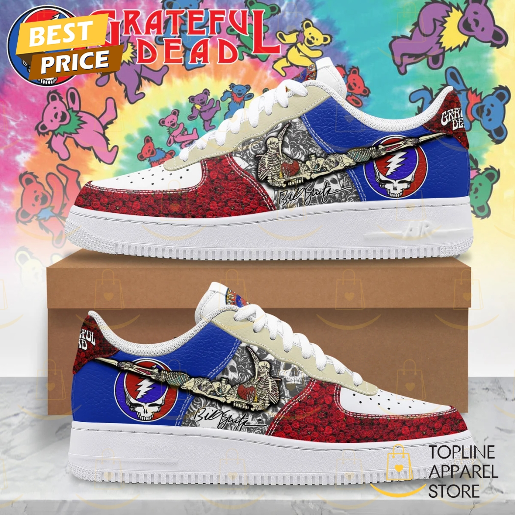 Grateful Dead Roses Air Force Shoes Grateful Dead Roses Air Force Shoes