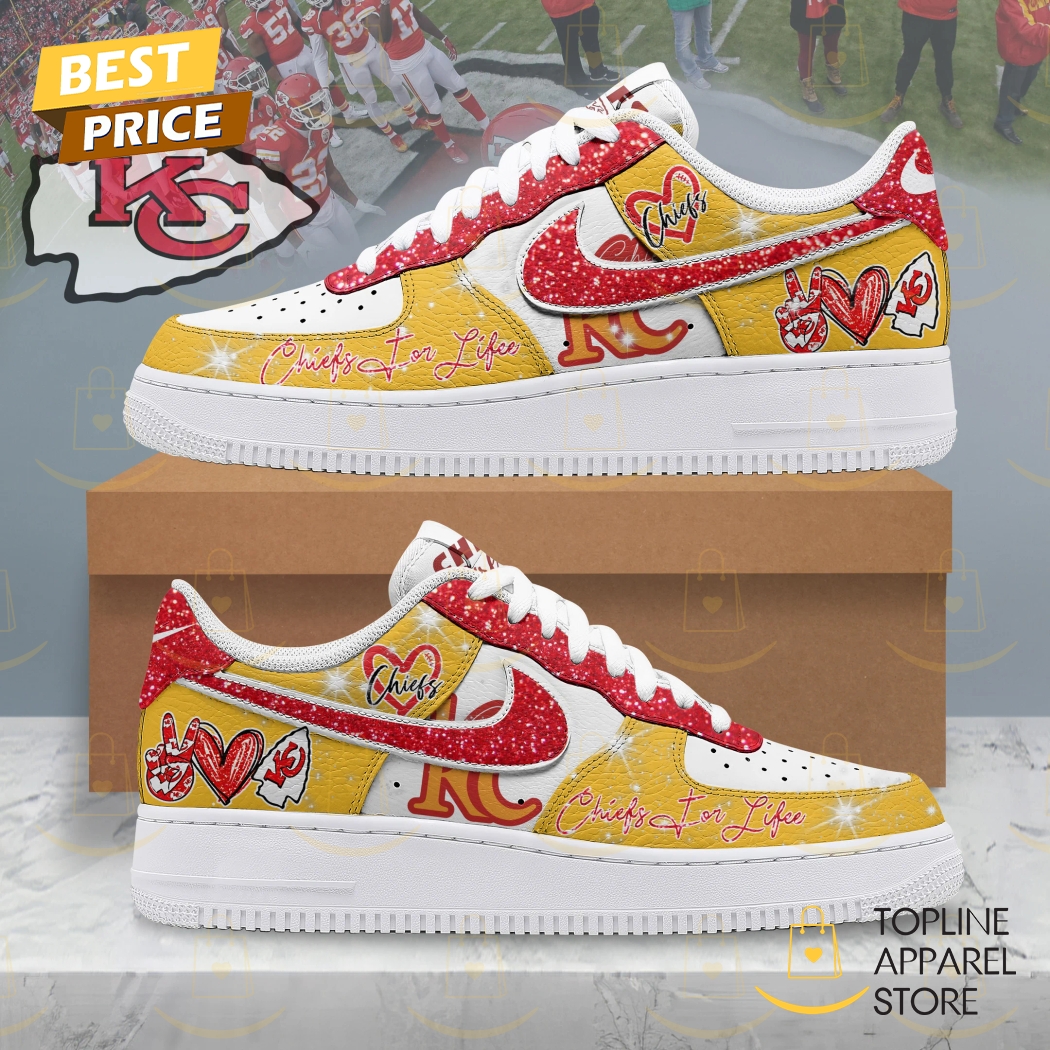 Kansas City Chiefs - Chiefs For Life Air Force 1 Kansas City Chiefs - Chiefs For Life Air Force 1