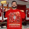 Liverpool Football Club Champions Premier 2024-2025 League Signature You ll Never Walk Alone Unisex T-Shirt