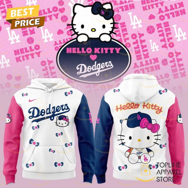 Los Angeles Dodgers Love Hello Kitty Hoodie