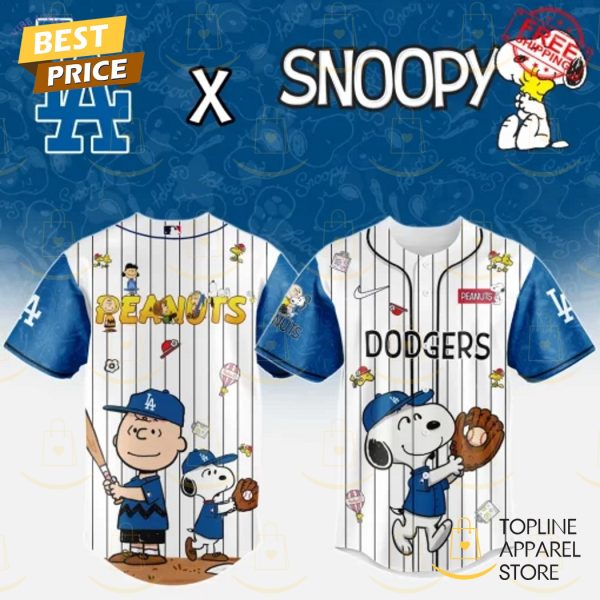 Los Angeles Dodgers x Pea nuts Night 2025 Baseball Jersey
