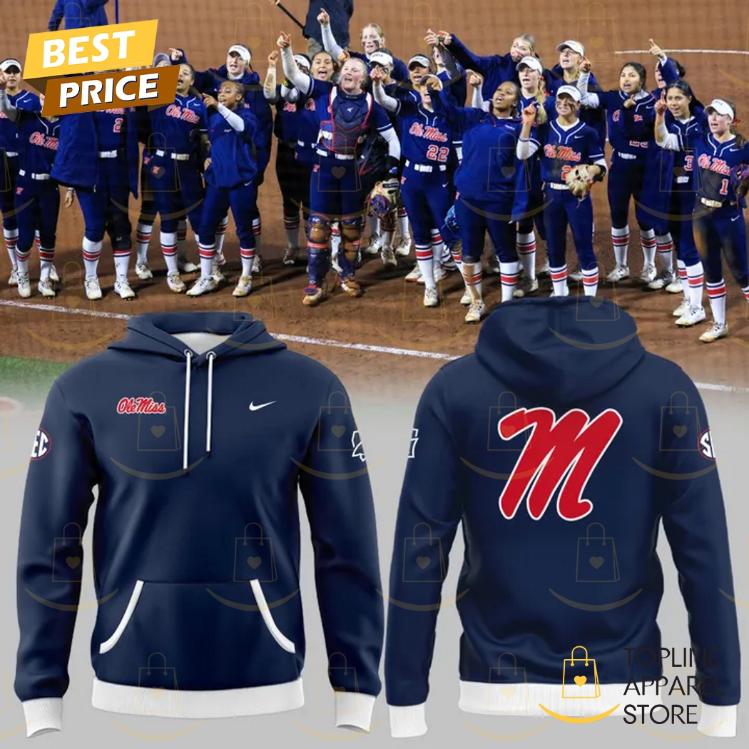 Ole Miss Rebels Softball Uniform 2025 Hoodie