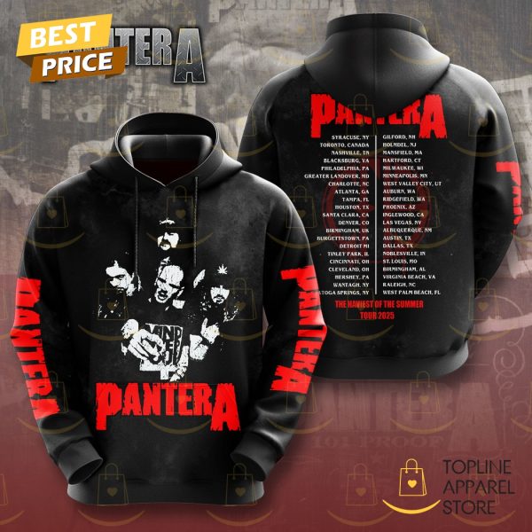 Pantera The Haviest Of The Summer Tour 2025 Hoodie
