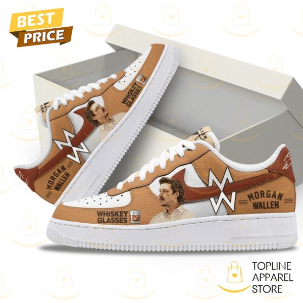 Morgan Wallen Whiskey Glasses Air Force Shoes
