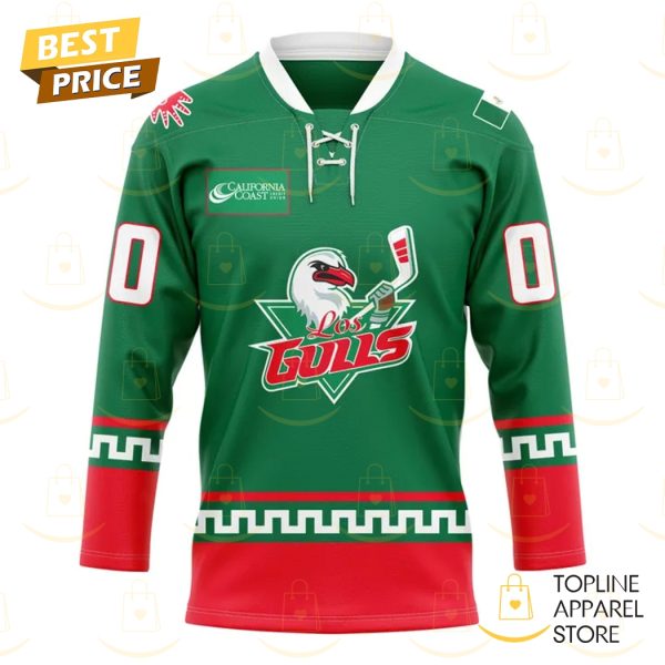 Personalized San Diego Gulls x 2025 Noche de la Herencia Mexicana Hockey Jersey