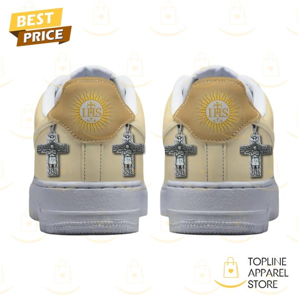 Pope Francis Rest In Peace Papa Francisco God Never Tires Of Forgiving Us Air Force Shoes