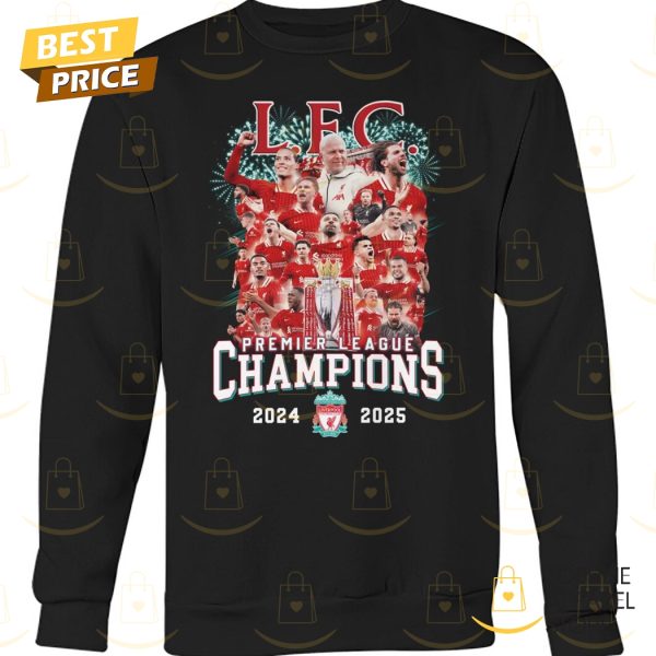 Liverpool LFC Premier League Champions 2024-2025 Unisex T-Shirt