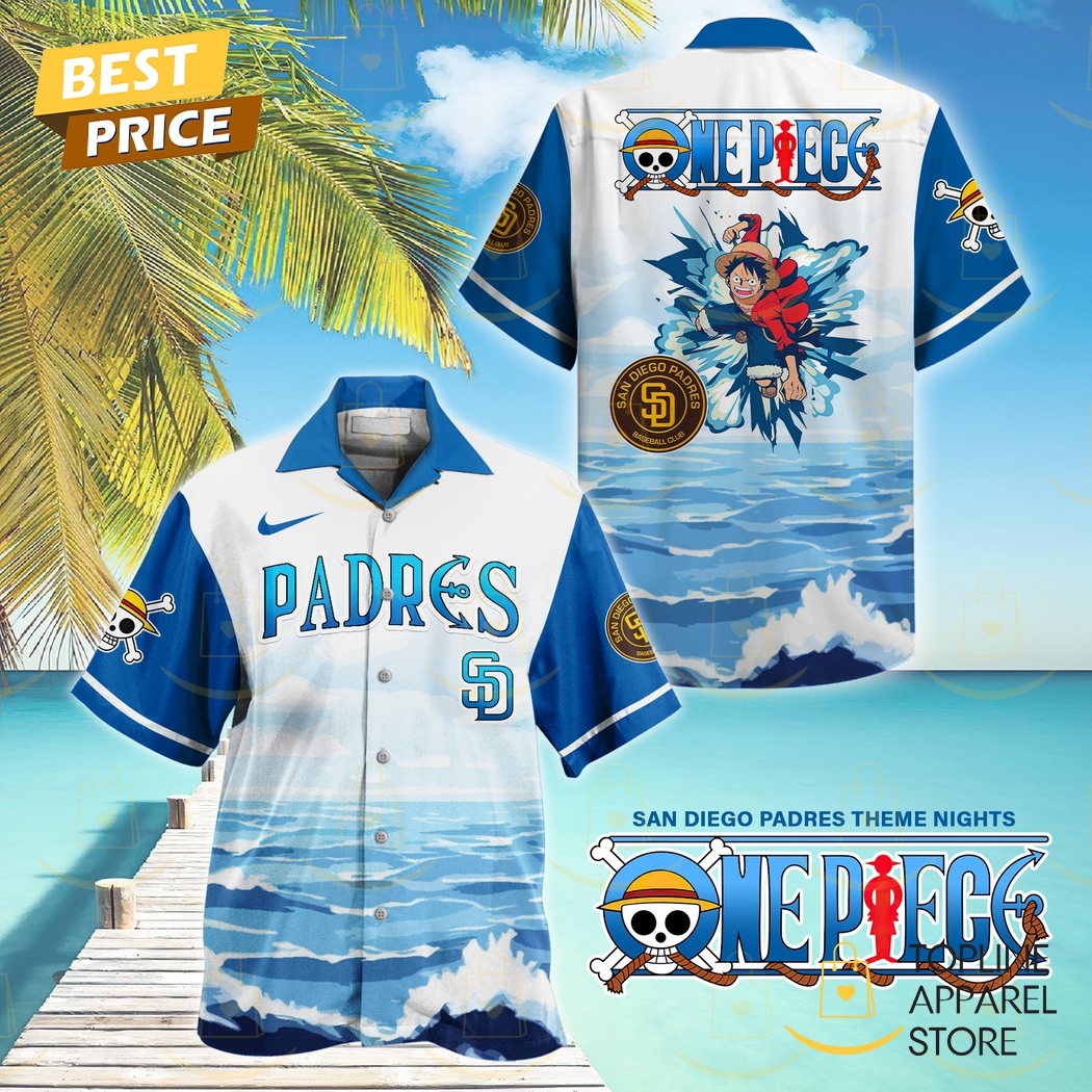 San Diego Padres x One Pi ece Night Game Hawaiian Shirt San Diego Padres x One Pi ece Night Game Hawaiian Shirt