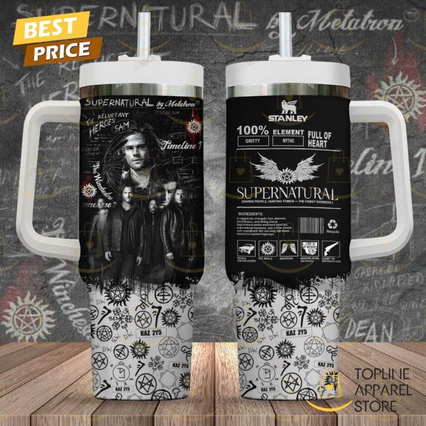 Supernatural The Winchesters Tumbler With Handle And Straw