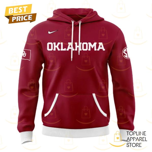 Oklahoma Sooners Softball 2025 Hoodie – Red