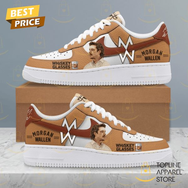Morgan Wallen Whiskey Glasses Air Force Shoes