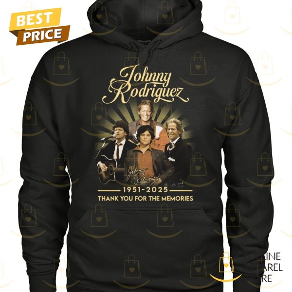 Johnny Rodriguez 1951-2025 Signature Thank You For The Memories Unisex T-Shirt