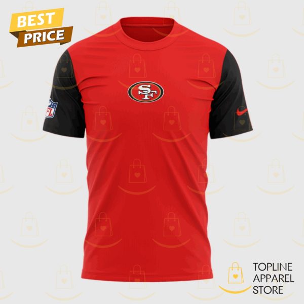 San Francisco 49ers 2025 Red 3D T-Shirt