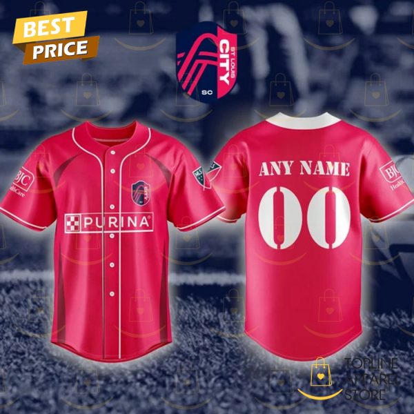 Personalized MLS St. Louis City SC 2025 Basball Jersey