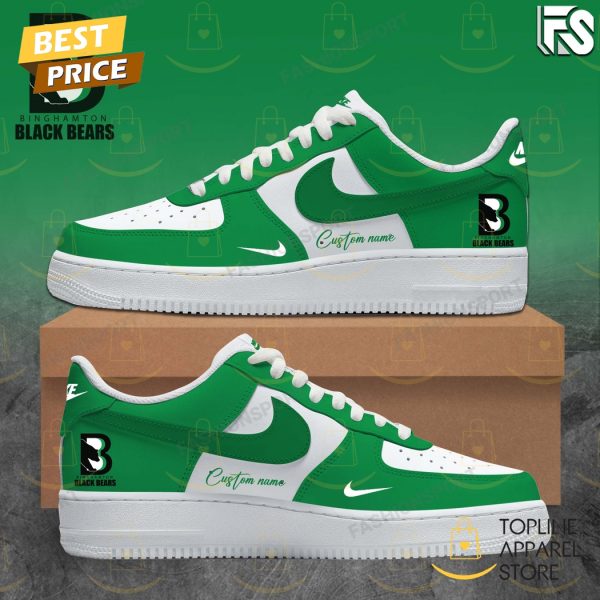 Personalized Binghamton Black Bears Air Force Shoes