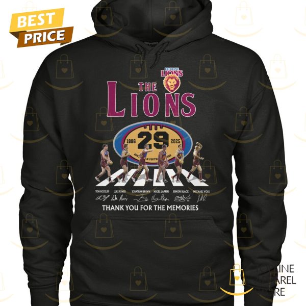 Brisbane Lions The Lions 29 Years 1996-2025 Signature Thank You For The Memories Unisex T-Shirt