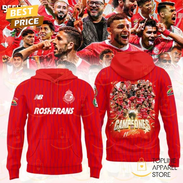 Deportivo Toluca F.C 2025 Campeon Liga MX Hoodie
