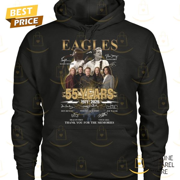 Eagles 55 Years 1971-2026 Signature Thank You For The Memories Unisex T-Shirt