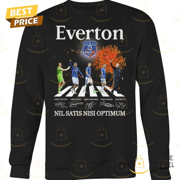 Everton Nil Satis Nisi Optimum Signature Unisex T-Shirt