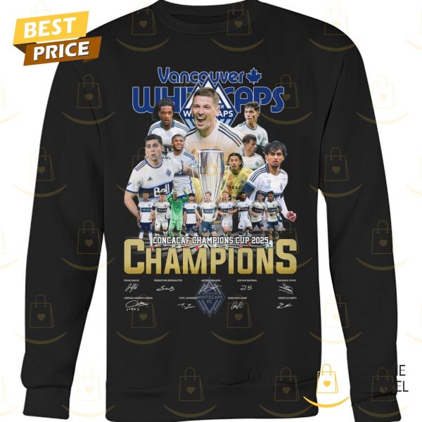 Vancouver Whitecaps Concacaf Champions Cup 2025 Champions Signature Unisex T-Shirt