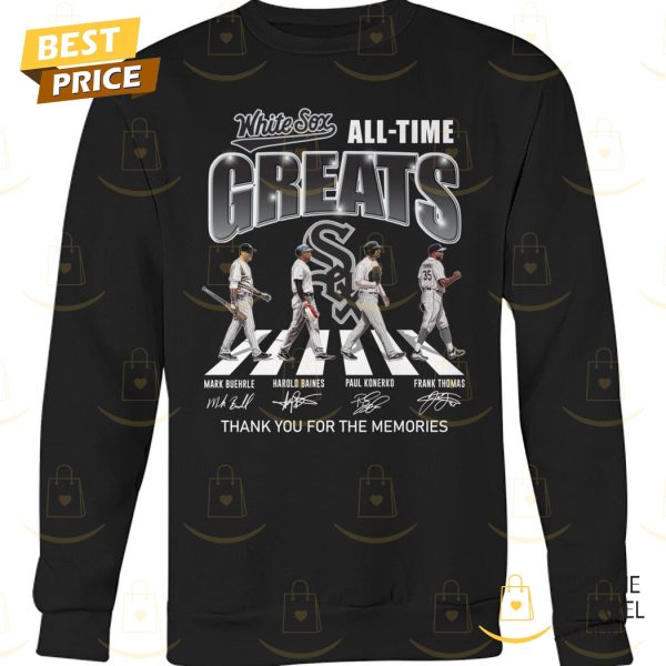 Chicago White Sox All-Time Greats Signature Thank You For The Memories Unisex T-Shirt
