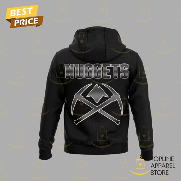 Denver Nuggets Basketbal 2025 Black Hoodie