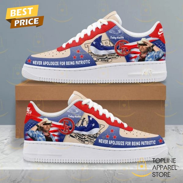 Toby Keith Never Apologize For Being Patriotic Air Force 1 Shoes