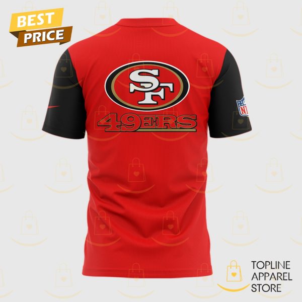 San Francisco 49ers 2025 Red 3D T-Shirt