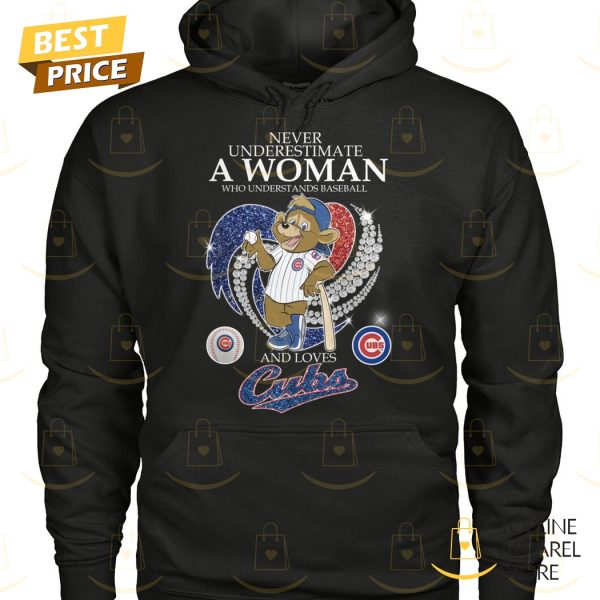 Never Underestimate A Woman Who Understand Baseball And Loves Chicago Cubs Unisex T-Shirt