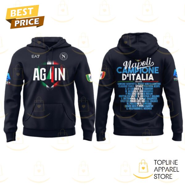 SSC Napoli Campione D Italia 2024-2025 Hoodie