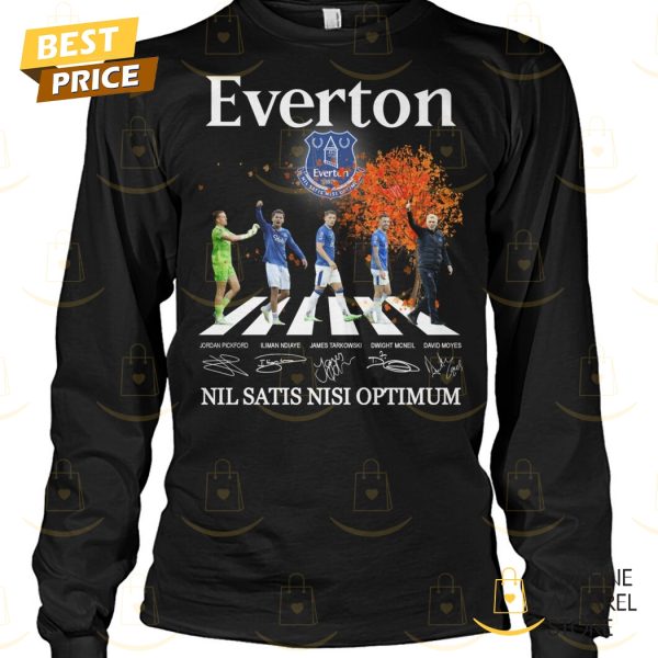 Everton Nil Satis Nisi Optimum Signature Unisex T-Shirt