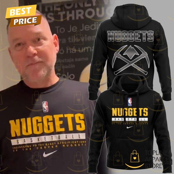 Denver Nuggets Basketbal 2025 Black Hoodie