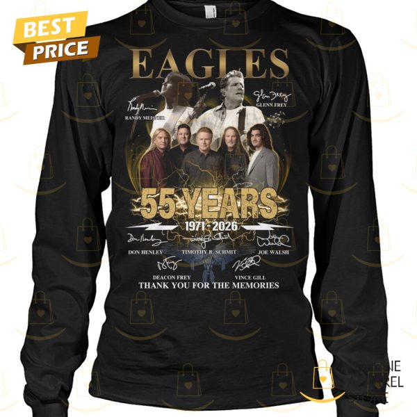 Eagles 55 Years 1971-2026 Signature Thank You For The Memories Unisex T-Shirt