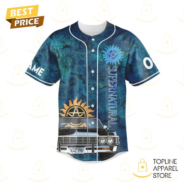 Personalized Supernatural Saving People Hunting Things The Family Business Baseball Jersey