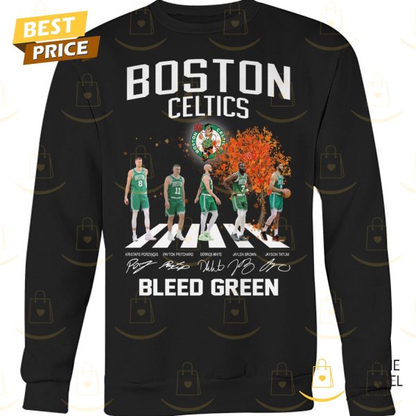 Boston Celtics Bleed Green Signature Unisex T-Shirt