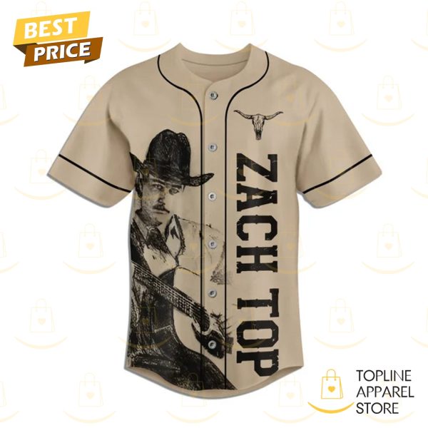 Zach Top I Wish I Could Say I Miss You But You Know I Never Lie Baseball Jersey