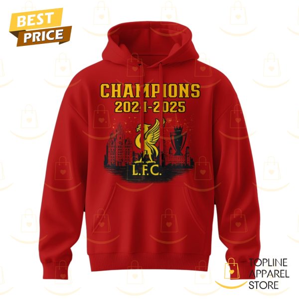 Liverpool Premier League 2024-25 20-Time Champions You ll Never Walk Alone Hoodie